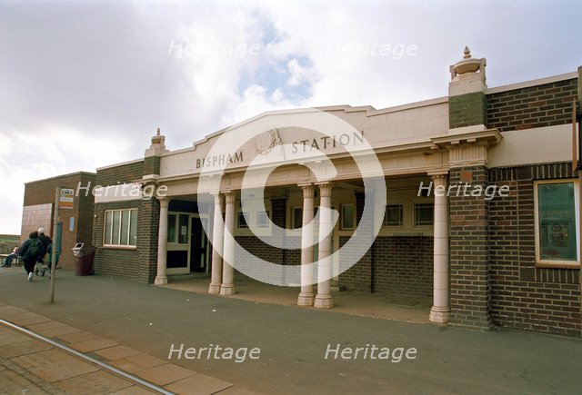 Bispham Station, Blackpool, Lancashire, 1999. Artist: P Williams