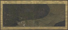 Running water, autumn grasses and flowers, Edo period, late 17th-early 18th century. Creator: Ogata Korin.