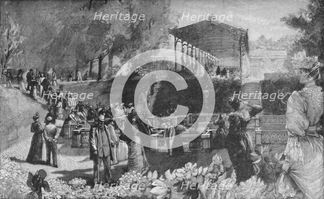 'Drinking the Waters at Homburg', 1900. Artist: Unknown.