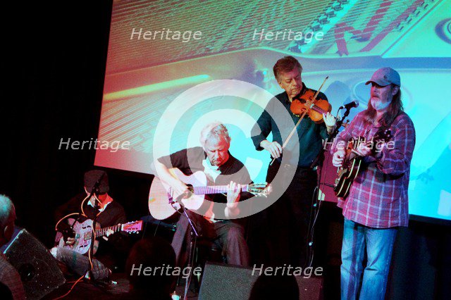 Jim Crawford with Kyle, Dowling and Piggott, Crawley Blues Festival, Hawth, Crawley, W Sussex, 2015. Artist: Brian O'Connor.