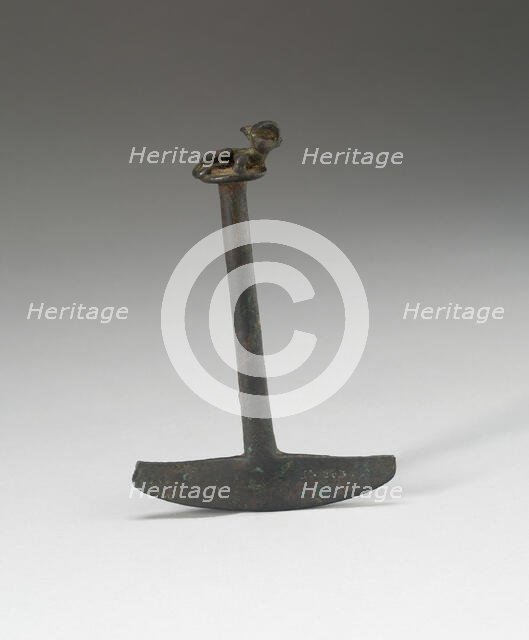 Wide-Blade Knifew with Reclining Animal on Top, A.D. 1440/1540. Creator: Unknown.