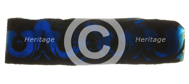 Glass Fragment, European, 13th century. Creator: Unknown.