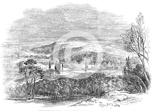 Reinhardtsbrunn, Gotha - from His Royal Highness Prince Albert's drawing, 1845. Creator: W. J. Linton.