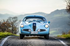 1955 Alfa Romeo 1900 SZ coupe Zagato. Creator: Unknown.