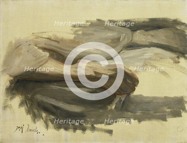 Saul's Legs, 1899. Creator: Jozef Israels.