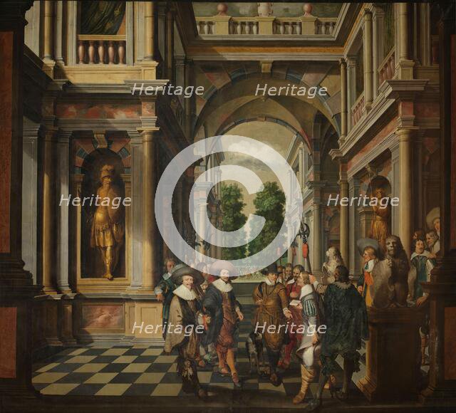 A Seven-Part Decorative Sequence: A Gallery, 1630-1632. Creator: Dirck van Delen.