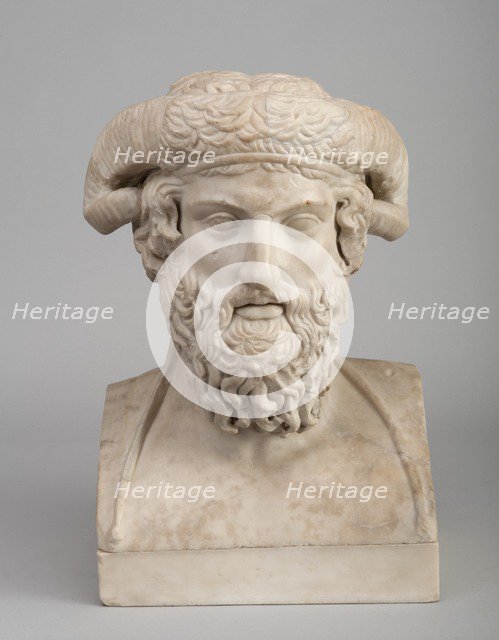 Bust of Zeus Ammon, Kenwood House, London, 2010. Artist: Unknown.