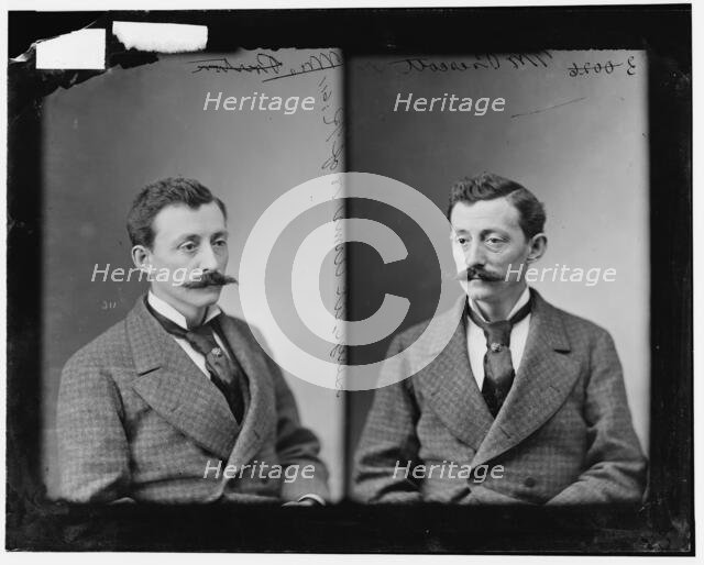 William Prescott, Sergt. of Arms, H. of R., between 1865 and 1880. Creator: Unknown.