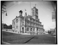 Post office and custom house, Duluth, Minn., (1902?). Creator: William H. Jackson.