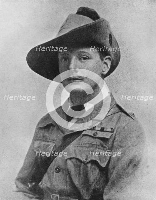 Winston Churchill during his time as war correspodant, c1899, (1945). Artist: Unknown.