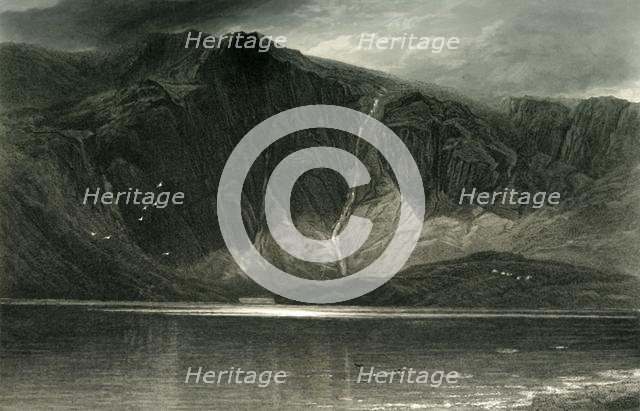 'Llyn Idwal', c1870.