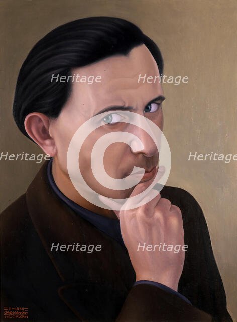 Self-portrait, 1938. Creator: Cagnaccio di San Pietro (1897-1946).