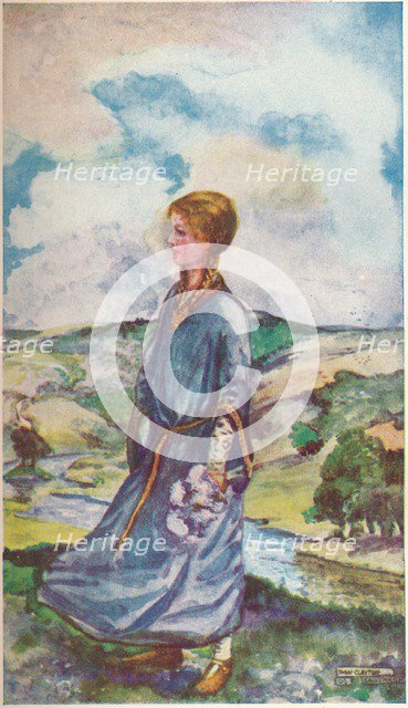 'A Child of the Time of Henry I', 1907. Artist: Dion Clayton Calthrop.