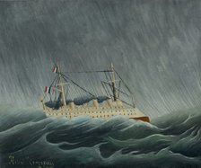 The Ship in the Tempest, ca 1899.