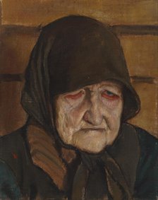 Old woman, 1896. Creator: Akseli Gallen-Kallela.