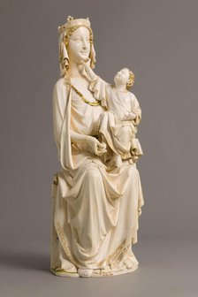 Enthroned Virgin and Child, French, ca. 1275-1300. Creator: Unknown.