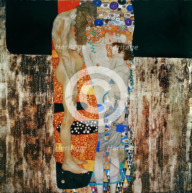 The Three Ages of Woman, 1905. Creator: Klimt; Gustav (1862-1918).