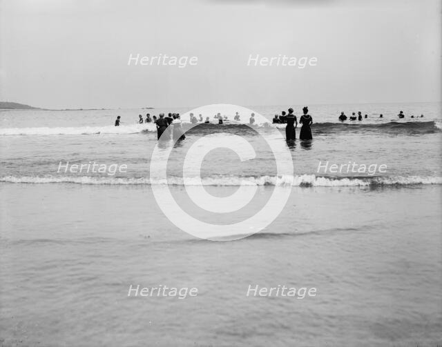Surf bathing, between 1900 and 1905. Creator: Unknown.