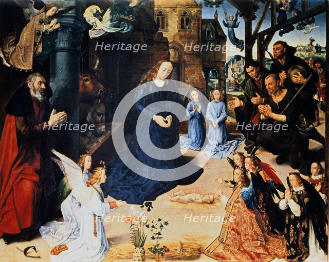 'Adoration of the Shepherd', 1476-1479.  Artist: Hugo van der Goes