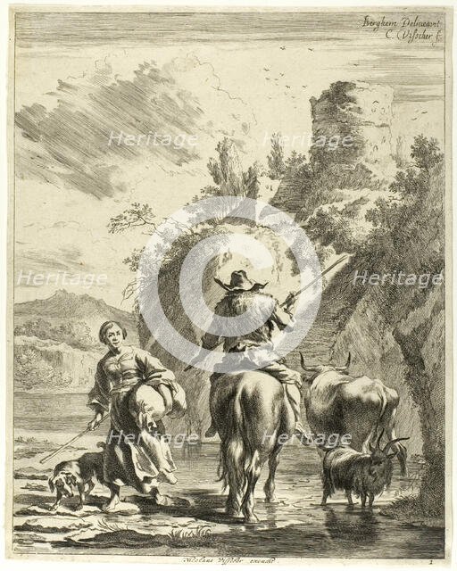 The Passage of the River, n.d. Creator: Cornelis de Visscher.