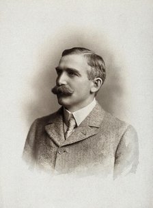 Henry Solomon Wellcome, late 19th-early 20th century.  Creator: Lafayette.