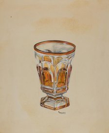 Footed Tumbler, c. 1936. Creator: Ralph Atkinson.