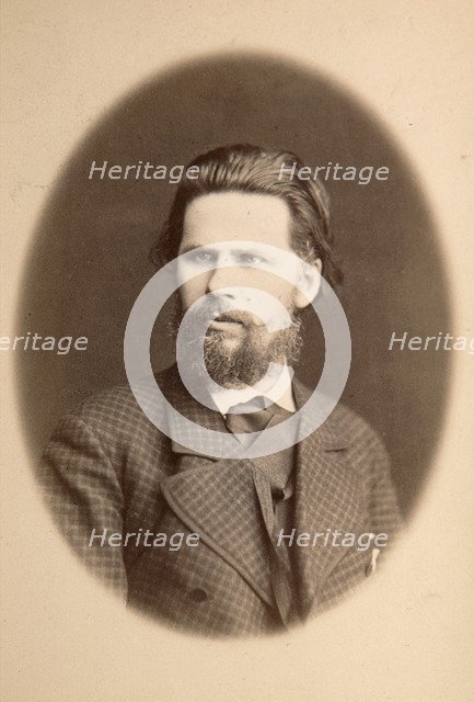 Ivan Kramskoy, Russian artist, 1870s. Artist: Unknown