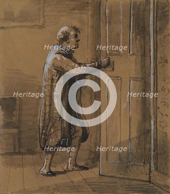 When Nobody is Present, 1825-1870. Creator: Alfred Jacob Miller.