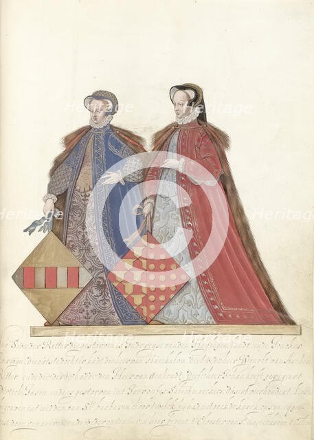 Two women from Culemborg, c.1600-c.1625. Creator: Nicolaes de Kemp.