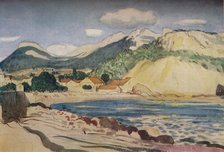 'Bay in the South of France', 1931. Artist: Derwent Lees.