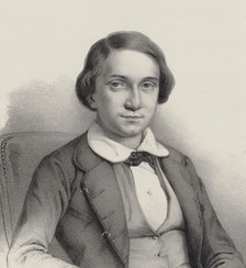 Portrait of the Composer Alfred Jaëll (1832-1882). Creator: Anonymous.