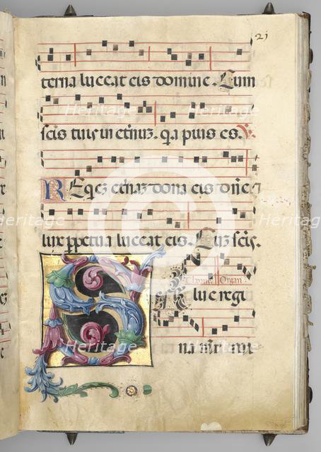 Gradual, c. 1520. Creator: Girolamo dai Libri (Italian, 1474-1555), circle of.