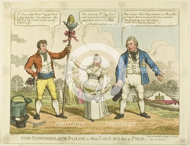 The Disconsolate Sailor, 1811. Creator: Charles Williams.