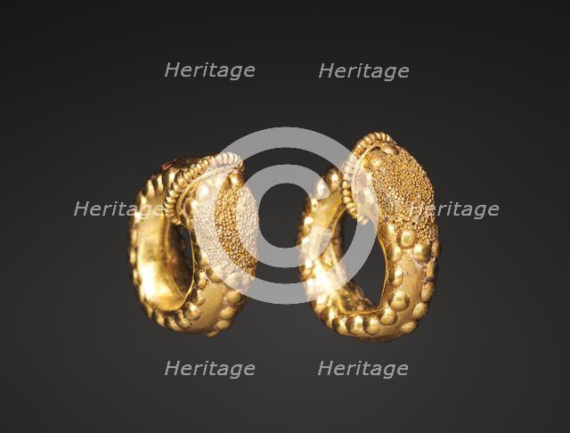 Pair of Earrings, 300s BC. Creator: Unknown.