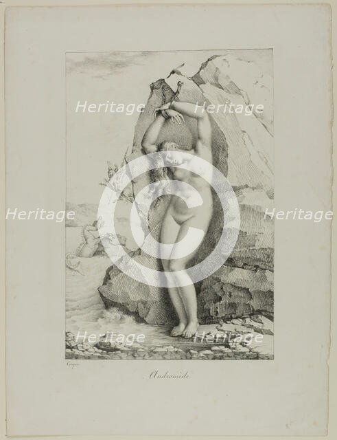 Andromeda, c. 1819. Creator: Coupin de la Couperie.