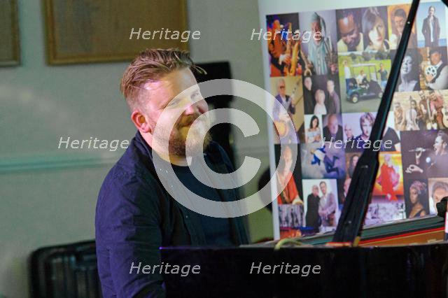 Oddgeir Berg, Watermill Jazz Club, Dorking, Surrey, 3 Sept 2019. Creator: Brian O'Connor.