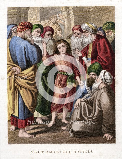 'Christ among the Doctors', c1860. Artist: Anon