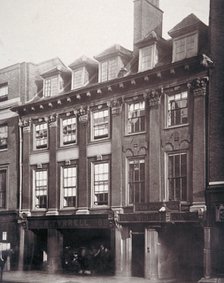 View of houses in Great Queen Street, Holborn, Camden, London, 1879. Artist: Henry Dixon
