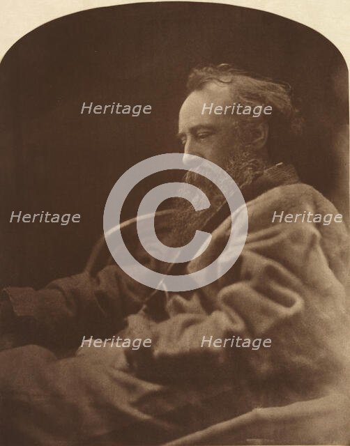 George Frederick Watts, 1864, printed ca. 1905. Creator: Julia Margaret Cameron.