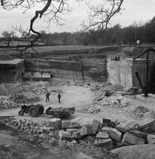 Greatgate Quarry, Croxden, East Staffordshire, Staffordshire, 24/04/1958. Creator: John Laing plc.