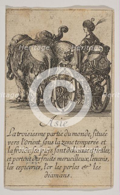 Asie, 1644. Creator: Stefano della Bella.
