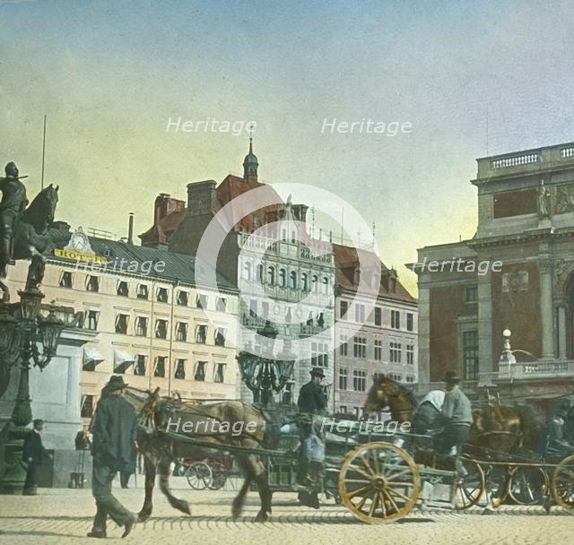 Gustav Adolf's Square, Stockholm, Sweden, late 19th-early 20th century. Creator: Fradelle & Young.