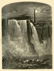 'West Side, Upper Falls of the Genesee', 1874.  Creator: W.H. Morse.