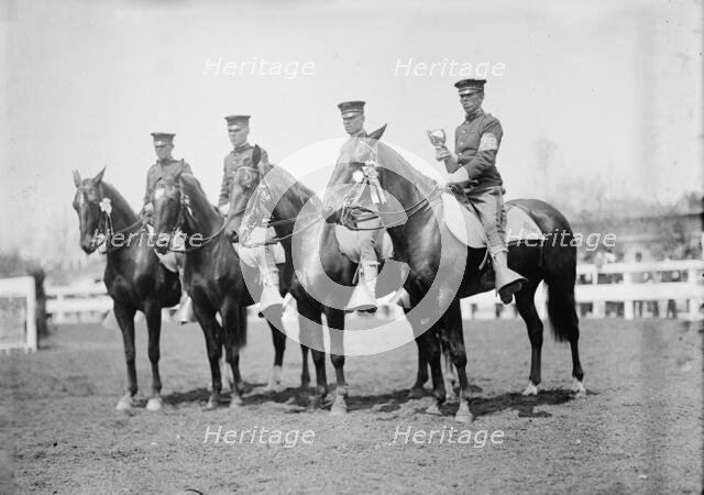 Horse Shows - U.S. Cavalry, 1911. Creator: Harris & Ewing.