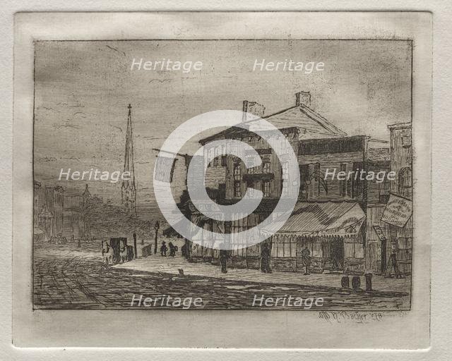 Eagle Street and Woodland Avenue, 1878. Creator: Otto H. Bacher (American, 1856-1909).