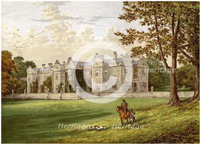 Brantingham Thorpe, Yorkshire, home of the Sykes family, c1880. Artist: Unknown