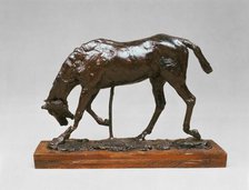 Horse with Head Lowered, 1880s/early 1890s. Creator: Edgar Degas.