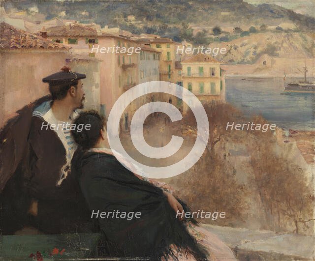 Villefranche Harbour, Nice, 1894. Creator: Jules-Alexis Muenier.