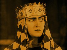 Margarete Schön als Kriemhild in the Film "Die Nibelungen: Kriemhild's Revenge" by Fritz Lang, 1924. Creator: Anonymous.