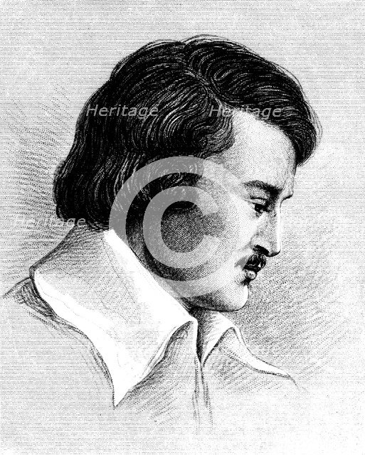 Louis Agassiz (1807-1873), Swiss-born American naturalist and glaciologist, c1826 (1885). Artist: Unknown